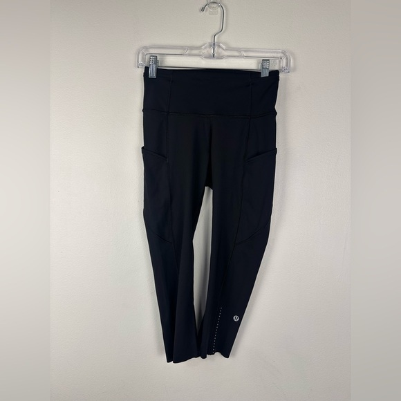 Lululemon Fast & Free Crop II Nulux 19" Leggings Women’s Sz 4 - Picture 4 of 10